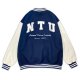 NTU校慶特別版美式棒球外套_靜謐深藍
