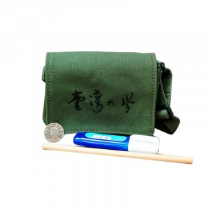 臺灣大學帆布小書包14cm_綠