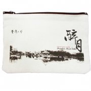 臺大醉月湖帆布收納袋_米白