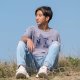 【最後30件，售完不補】NTU索羅亞純棉短T_晚霞灰紫