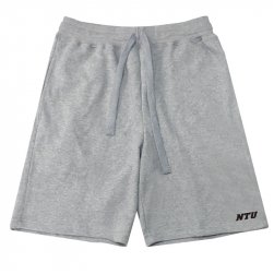 【團購商品，10件起做】NTU休閒有型棉短褲_黑/灰(可混色)