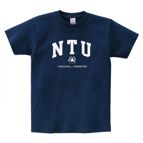 NTUCM臺大醫學院學院風短T_深藍 NTUCM臺大醫學院學院風短T_深藍