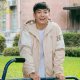 NTU復古撞色運動夾克_玩色奶茶