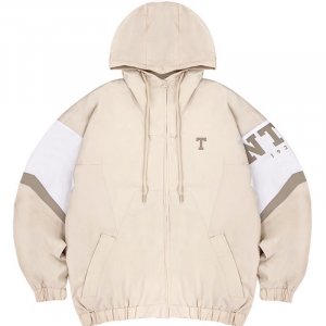 【最後20件，售完不補】NTU復古撞色運動夾克_玩色奶茶