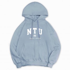 NTUCM臺大醫學院學院風落肩帽T_蘇打冰淇淋