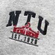 【售完不補】NTU電繡校門慵懶系落肩刷毛外套_淺灰 【售完不補】NTU電繡校門慵懶系落肩刷毛外套_淺灰