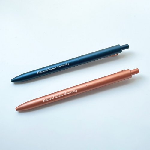 臺大校名草寫耀金原子筆(手工盒需另加購)