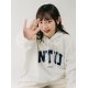 NTU立體毛巾繡落肩帽T_麻花白