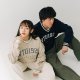 NTU美式電繡滑面V領大學T_深藍