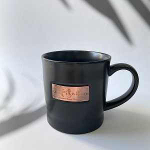 NTU寬口典雅銅章馬克杯400mL_經典黑白兩色