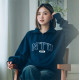 【最後10件，售完不補】NTU經典款美式立領拉鍊大學T_深藍