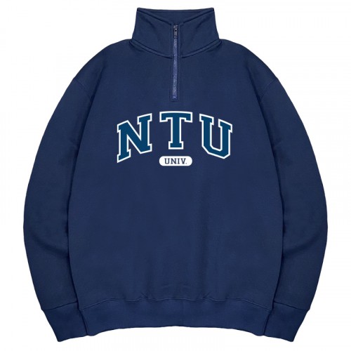 【最後10件,售完不補】NTU經典款美式立領拉鍊大學T_深藍 【最後10件,售完不補】NTU經典款美式立領拉鍊大學T_深藍