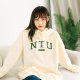 NTU午厚時光落肩帽T_奶油布蕾