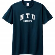 NTU GRANDPA臺大祖父短T_深藍