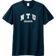 【我們這一家】NTU GRANDPA臺大祖父短T_深藍