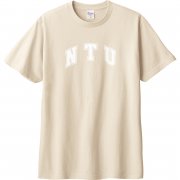 NTU經典字框純棉短T_奶茶
