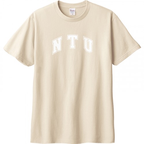 【我們這一家】NTU經典字框純棉短T_奶茶 【我們這一家】NTU經典字框純棉短T_奶茶