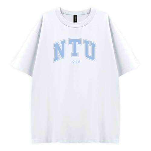【最後20件，售完不補】NTU好涼的寬版短T_雪花冰(白)