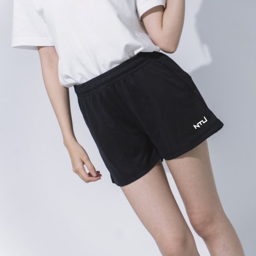 NTU沁涼輕薄排汗短褲(女款)_黑