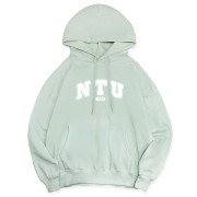 【最後5件，售完不補】NTU冬日輕甜系落肩帽T_薄荷綠