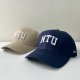 【2025新品上市】NTU美式經典3D電繡棒球帽_卡其