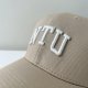 【2025新品上市】NTU美式經典3D電繡棒球帽_卡其