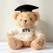 NTU帽T畢業小熊_2026限定_米白