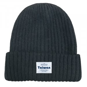 【2025新品上市】NTU經典織標QQ毛帽_黑