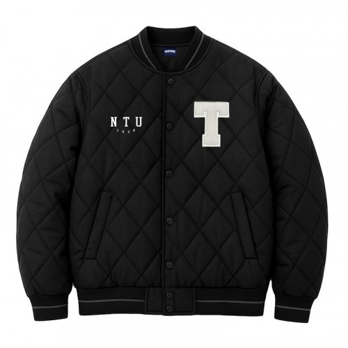 NTU菱格衍縫鋪棉外套_經典黑 NTU菱格衍縫鋪棉外套_經典黑