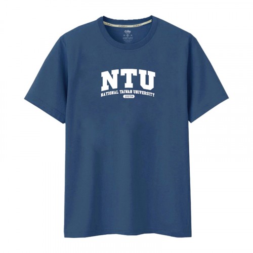 【7/25陸續出貨】NTU100th 經典款純棉短T_霧霾藍 【7/25陸續出貨】NTU100th 經典款純棉短T_霧霾藍