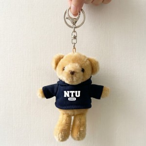 【我們這一家】NTU小熊掛飾鑰匙圈_DAD爸爸帽T_深藍