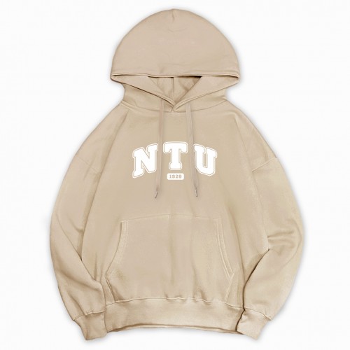 【最後30件,售完不補】NTU午厚時光落肩帽T_奶茶 【最後30件,售完不補】NTU午厚時光落肩帽T_奶茶