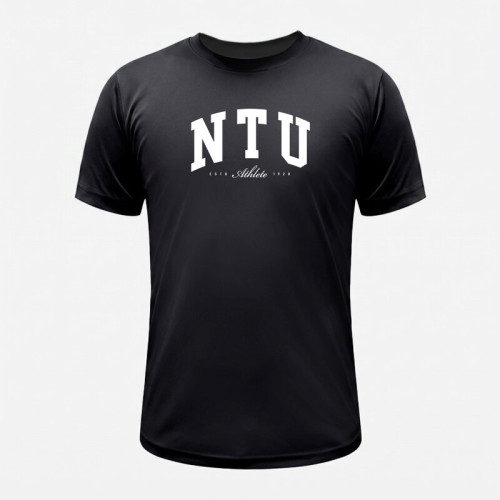 NTU經典款超細纖維排汗短T_黑 NTU經典款超細纖維排汗短T_黑