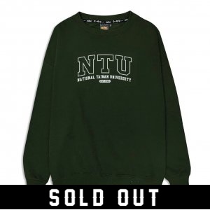 NTU玩轉新色經典款大學T_抹茶綠(已完售)