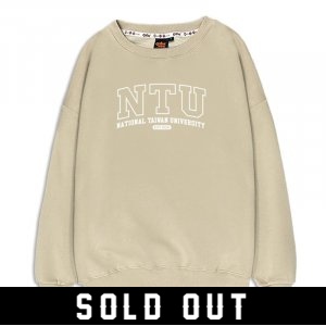 NTU玩轉新色經典款大學T_奶茶色(已完售)