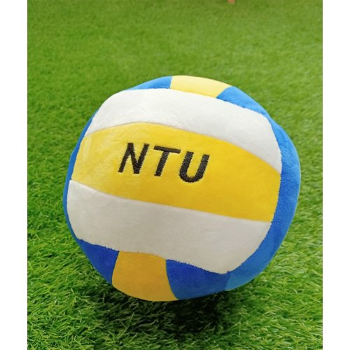 NTU刺繡仿真排球抱枕