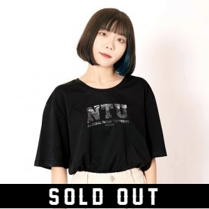 NTU經典復刻款純棉短T_霧黑迷彩_黑(已完售)