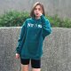 【絕版出清，最後M號】NTU繪出快樂‧雷諾瓦落肩帽T_土耳其藍