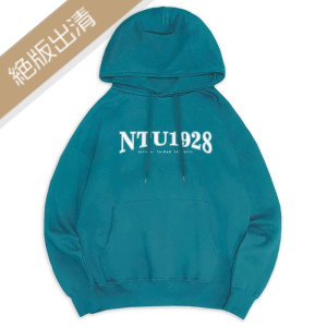 【最後30件，售完不補】NTU繪出快樂‧雷諾瓦落肩帽T_土耳其藍