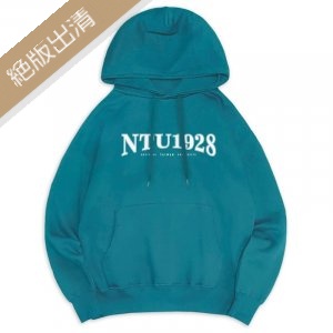 【絕版出清，最後M號】NTU繪出快樂‧雷諾瓦落肩帽T_土耳其藍