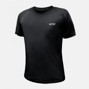 【最後3件，售完10件起做】NTU簡約MIT超細纖維排汗衫_黑