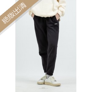 【最後4件,售完不補】NTU休閒系縮口運動長褲_一般黑