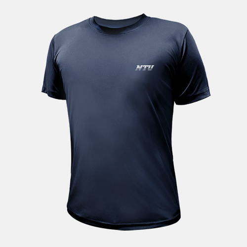 NTU簡約MIT超細纖維排汗衫_鐵灰